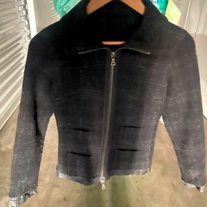 Prada size XS women’s black jacket. Preowned Good condition.